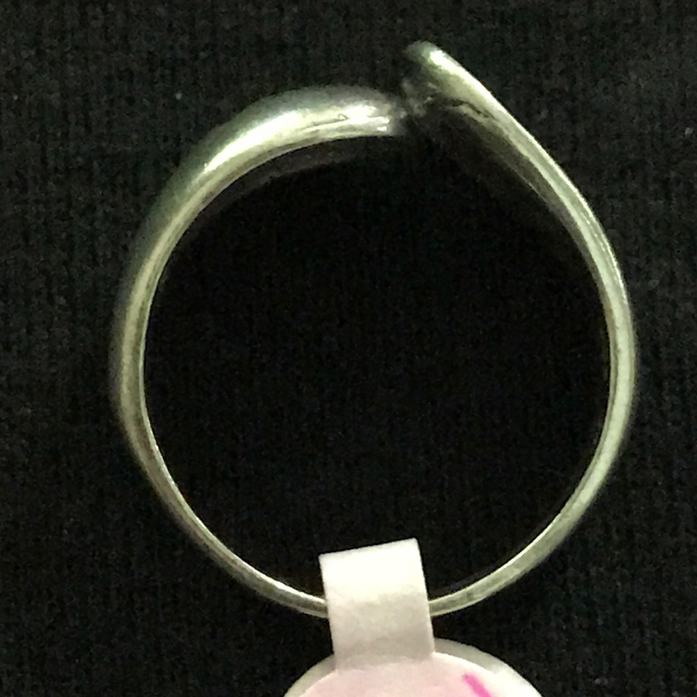 Vintage 925 Solid Sterling Silver Wavy Ring Sz 7.5 - image 5